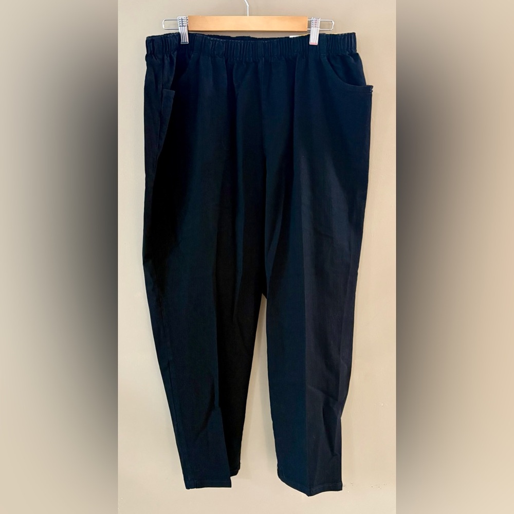Chic Comfort Collection Size 20WP Black Jeans, NWT